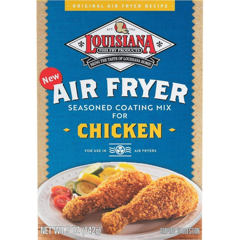 Louisiana Fish Fry Air Fryer Chicken Coating Mix, 5 Ounce