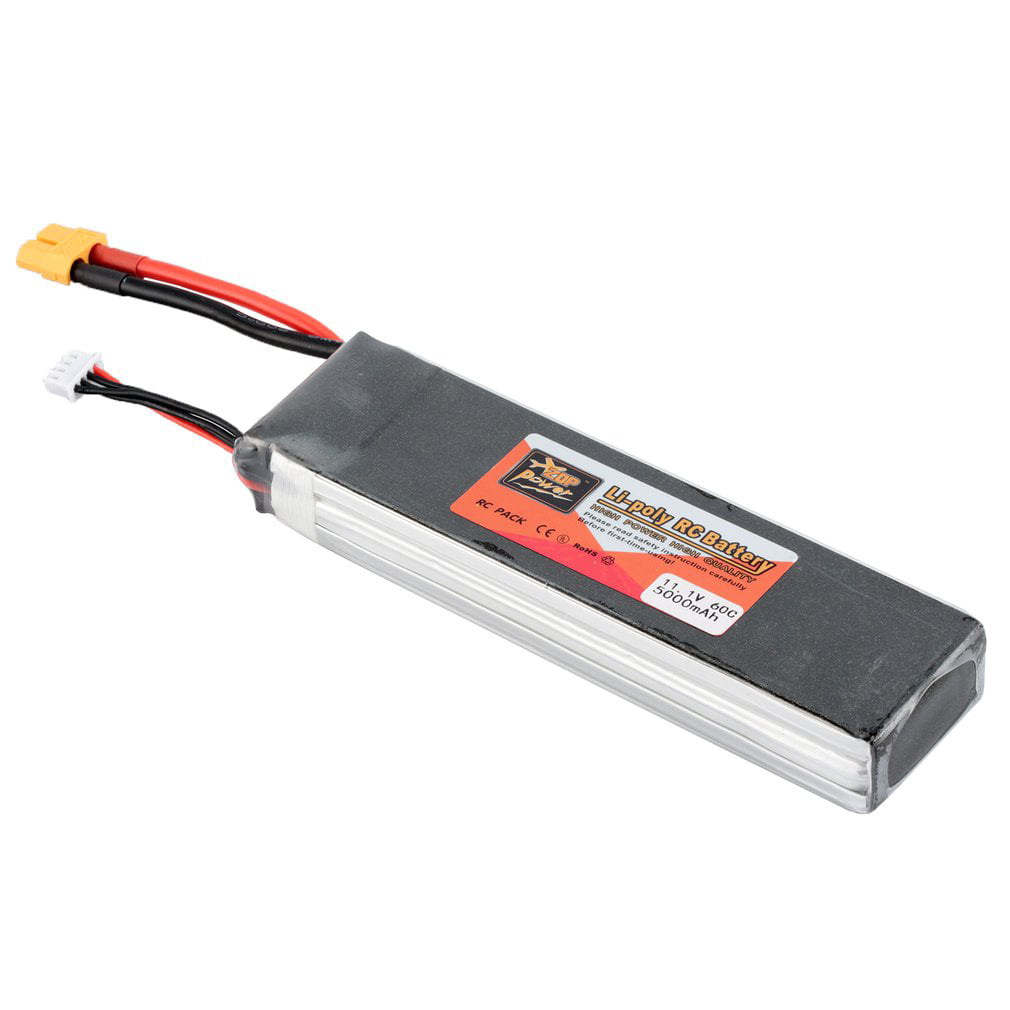 ZOP Power 5000mah lipo battery 11.1v 30C T-Plug helicopter rc quadcopter boat