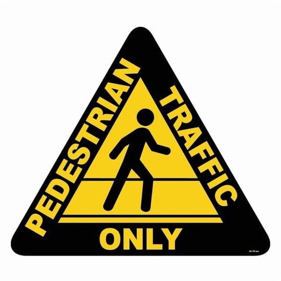 Stranco Anti-Slip Floor Sign,15 in x 15 in,Vinyl FS-15T-402