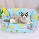 thumbnail image 4 of Cama autorefrescante de verano para perros pequeños, sofá cama duradero para perros y gatos, acogedora y fresca cama de chinlon para cachorros y gatos con base antideslizante., 4 of 5