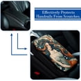 thumbnail image 5 of Mermaid Soft Furry Printed Armrest Cover - 12.5x8.2 Inch Comfortable Car Armrest Accessories, 5 of 6