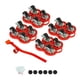 thumbnail image 4 of Elevadores de muebles con ruedas, herramientas prácticas y resistentes para mover muebles, multiusos. Negro Rojo, 4 of 9