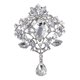 thumbnail image 4 of Broches de Diamantes de Imitación para Boda, Broches de Cristal para Novia, Alfileres Decorativos de Moda, Broche para Mujer, Pin para Falda, Ropa, Su Plata, 4 of 10