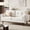 Ivory White, variant on Bingirl Couches for Living Room 2 Seater Deep Seat Couch Linen Upholstered Couches for Bedroom Office Small Space Green