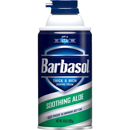 Best Barbasol Soothing Aloe Thick & Rich Shaving Cream for Men, 10 oz. deal Best Barbasol Soothing Aloe Thick & Rich Shaving Cream for Men, 10 oz. deal