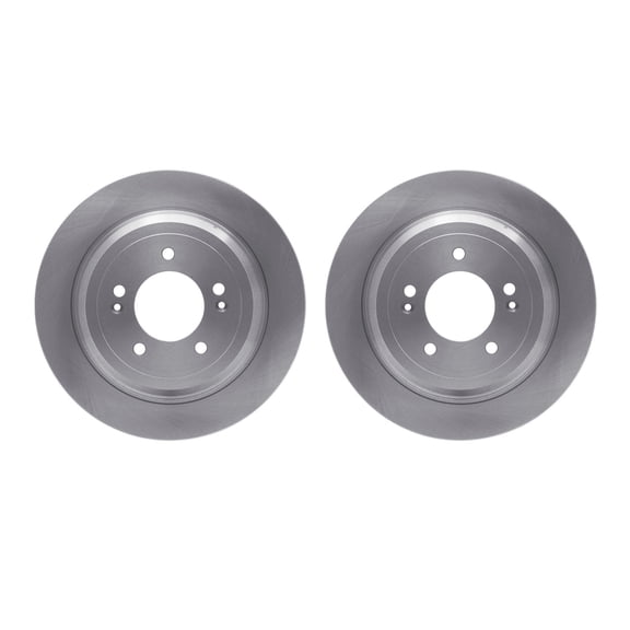 Dynamic Friction Company Rear Brake Rotors 6002-21041