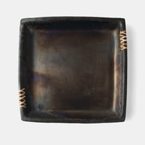 Longpi Black Clay Square Tray
