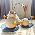 thumbnail image 2 of Large Cat Scratching Post, Cat Scratcher with Sisal Rope, Vertical Cat Scratch Post for Cat, Kitten and Home Decor, 2 of 4
