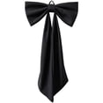 thumbnail image 2 of Halloween Large Black Bows ，Halloween Tree Topper Cute Vintage Decor Halloween Wall Door Decorations Christmas Tree Topper Bows Party Decor, 2 of 9