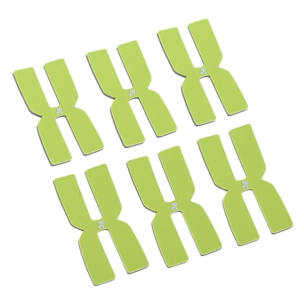 6 unids/set de tiras de peso y equilibrio de raqueta de tenis, cinta equilibradora de raqueta en forma de H Verde Zulema Raqueta de tenis
