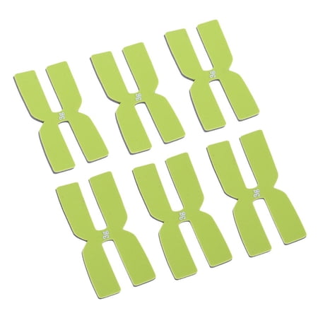 6Pcs 3g Power Strips Racquet Tapes Weighted Bar for Tennis Badminton Green