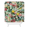 thumbnail image 2 of Society6 Burcu Korkmazyurek Floral And Birds Iii Shower Curtain 71" x 74", 2 of 3