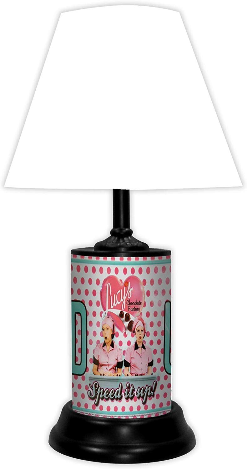 TAGZ Sports I Love Lucy LAMP - Speed IT UP -W White Shade - Walmart.com