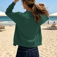 thumbnail image 3 of Fmbrln Women's Zip Up Bomber Jacket Stand Collar Raglan Long Sleeve Jackets with Pockets Fall Casual Trendy Outerwear, 3 of 6