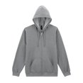thumbnail image 1 of Gildan Mens Softstyle Fleece Midweight Full Zip Hoodie, 1 of 1