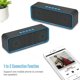 thumbnail image 2 of Portable Wireless Speaker, Bluetooth 5.0 Speaker with 3D Stereo HiFi Bass, 1500mAh Battery, 12 Hour Playtime, 2 of 4