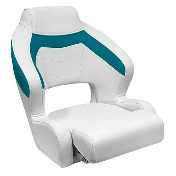 Baja XL Bucket Seat, Brite White & Hot Teal