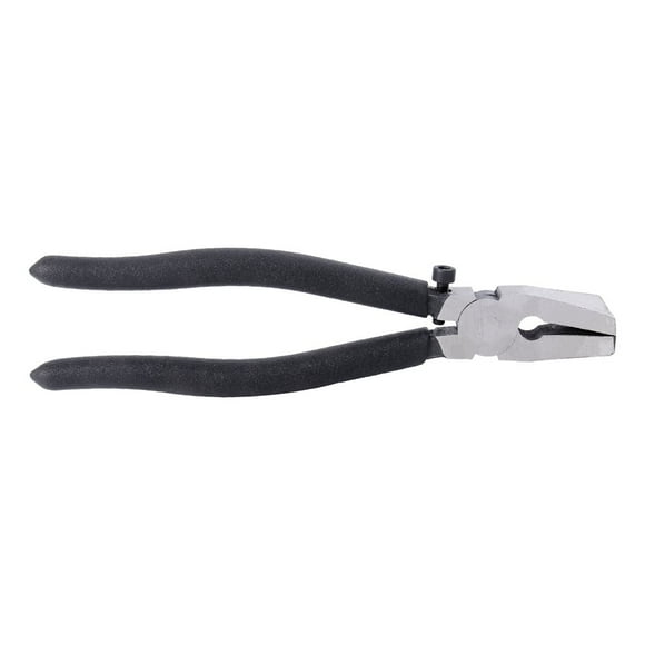 EASTIN Flat Mouth Tool Pliers Portable Glass Pliers with Screw Multi-purpose Flat Mouth Pliers Household Tool Pliers Black