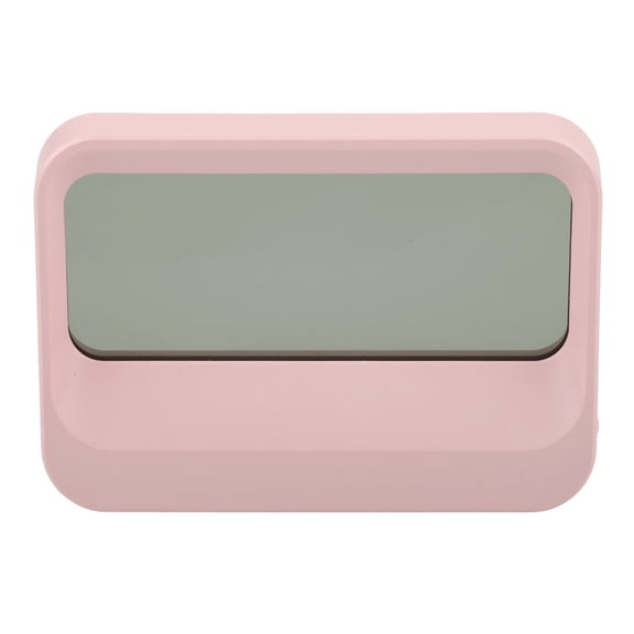 Battery Operated Digital Alarm Clock with Time Date and Temperature Display