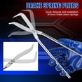 thumbnail image 4 of 8PCS Drum Brake Tool Kit, Brake Spoon Set with Drum Brake Spring Pliers, Brake Spring Installer Remover Plier Tools Set with Carrying Case, Drum Brake Adjusting Tool Brake Drum Tool Kit, 4 of 6
