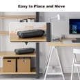thumbnail image 2 of Bonsaii Paper Shredder for Home Use, 6 Sheet Strip Cut Small Paper Shredder Without Basket for Home Office, Portable Shredder Extendable Arm Design w, 2 of 8