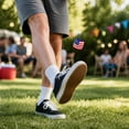 thumbnail image 3 of Patriotic USA Flag Hand-Made Knitted Footbag Sack for Adults, Professional Stars & Stripes Kick Balls, Exercise Bag for Fitness, 3 of 5