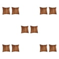 thumbnail image 3 of Funda de Cojín Billuyoard 2 Piezas Terciopelo Raya Dorada Café Type2 NO2, 3 of 6