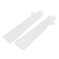 thumbnail image 1 of Guantes de novia para mujer, ideales para bodas, vestidos de fiesta y como complemento para disfraces. Perlas. Longitud 42cm, 1 of 9