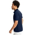 thumbnail image 2 of Hanes Men's Pique Polo Shirt (Big & Tall Sizes Available) Navy M, 2 of 4
