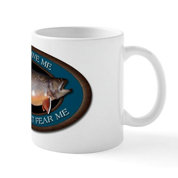 CafePress - Brook Trout Mug - 11 oz Ceramic Mug - Novelty Coffee Tea Cup