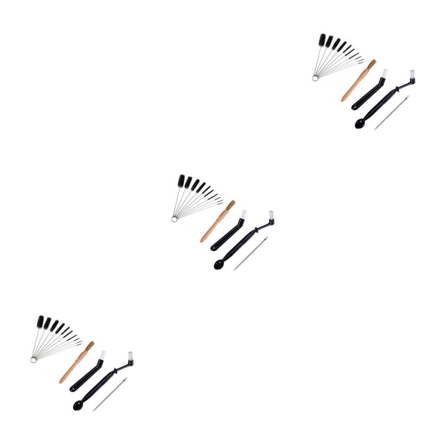 Matsuzay Kit de cepillo para máquina de café, molinillo, herramienta de limpieza de residuos de polvo para grietas Type7 NO7