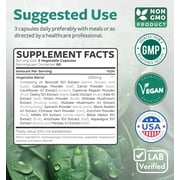 Healths Harmony 2,250mg Super Greens Antioxidants Supplement with 20 Superfood Ingredients, 180 Caps