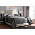 thumbnail image 6 of Baxton Studio Vivienne Modern and Contemporary Light Beige Fabric Upholstered King Size Bed, 6 of 7