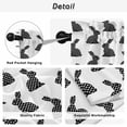 thumbnail image 5 of Easter Kitchen Curtains, Black Pots Bunny Rabbit Farmhouse Bunny Rabbit Light Filtering Window Curtain Panels, 2Pcs Rod Pocket Window Treatments Set for RV Dining Room Study Room 42x54 Inches, 5 of 9