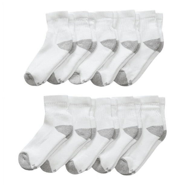 Paquete de 6 Calcetines Cuartos con Cojín Completo para Niño Everlast Talla 9-11 (de 7 a 14 Años)