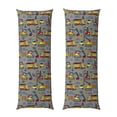 thumbnail image 1 of Fotbe Funny Construction Funda para Almohada Corporal con Diseño, Funda de Microfibra Ultrasuave de 20x54 Pulgadas, Ropa de Cama Elegante, 1 of 7