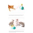 thumbnail image 5 of Suministros para mascotas azules, vaso láser eléctrico, carrusel de bolas con fugas para burlarse de juguetes para gatos (pollo para gatos claro) JM, 5 of 5