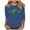Blue, variant on Women's St Patrick's Day Irish Pride Top, 3/4 Sleeve Casual Shirt with Green Clover Graphic and Tribal Style Holiday Festival Tee for Ladies, Multi Colors