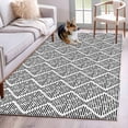 thumbnail image 3 of Area Rug for Living Room, Black White Non-Slip Indoor Large Carpet for Bedroom/Dining Room, Modern Abstract Art Farmhouse Washable Low-Profile Rectangle Floor Mat Runner Rugs - 2.7 x 5 Ft, 3 of 7