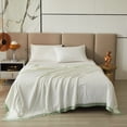 thumbnail image 2 of YELEE Weighted Blanket Queen Size Summer Comforter Cozy Breathable Ultra-Cool Blankets for Hot Sleepers White Blanket 2025, 2 of 7