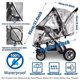 thumbnail image 4 of Baby Stroller Rain Cover, Universal Stroller Accessories, Waterproof, Wind Protection, Dust And Snow, Baby Travel Weather Cover, 4 of 5