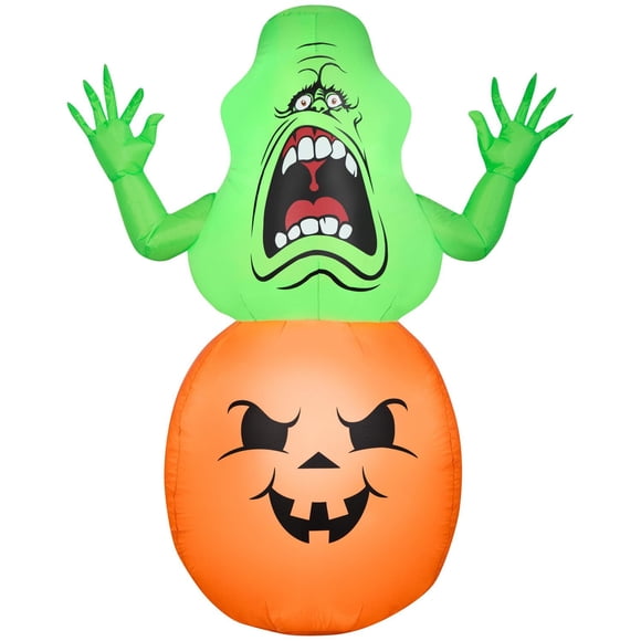 Airblown Slimer sur Pumpkin MD Ghostbusters