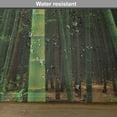 thumbnail image 6 of Ambesonne Green Place Mats Set of 4, Exotic Tree Forest Scenery, Standard Size, Fern Green, 6 of 6
