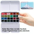 thumbnail image 3 of Holbein Artist's Watercolor 1ml,24 Colors Watercolor Paint Set in a Box for Students, Beginners Artists, 3 of 7