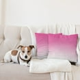 thumbnail image 4 of Ambesonne Ombre Throw Pillow Cover 2 Pack, Digital Hot Pink Design, 20", Pink, 4 of 5