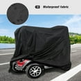 thumbnail image 4 of OPTUTUS Cubierta Impermeable para Scooter Eléctrico – Cubierta de Almacenamiento a Prueba de Polvo y Lluvia con Protección UV para Scooters de 3 Ruedas, 67 x 24 x 46 Pulgadas, 4 of 8