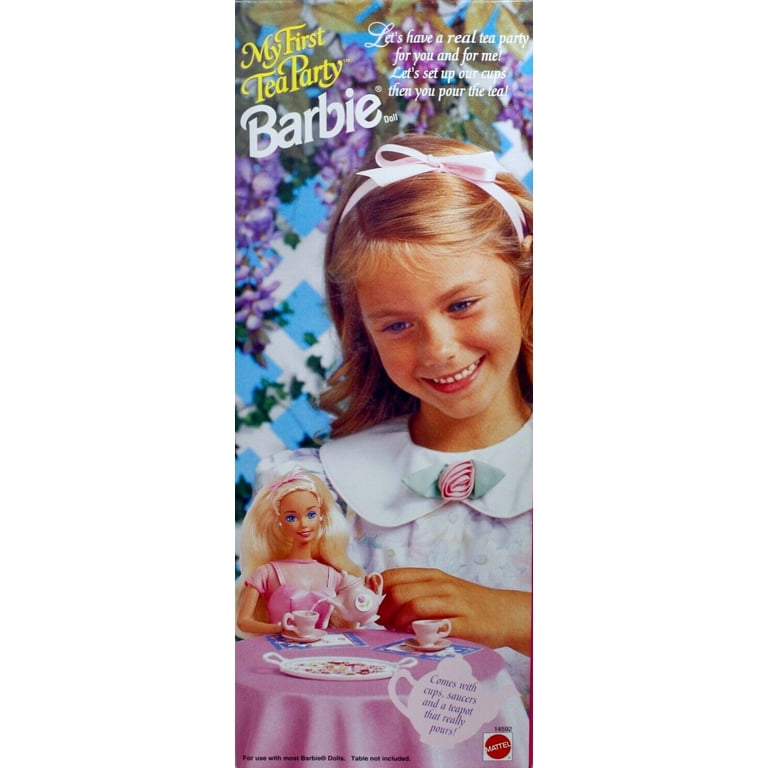 My First Tea Party Barbie Doll Easy to Dress 1995 Mattel
