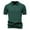 Green, variant on Mens Golf Shirts Short Sleeve Quarter Zip Knit s Slim Fit Textured Stretchy Shirt for Men XXL