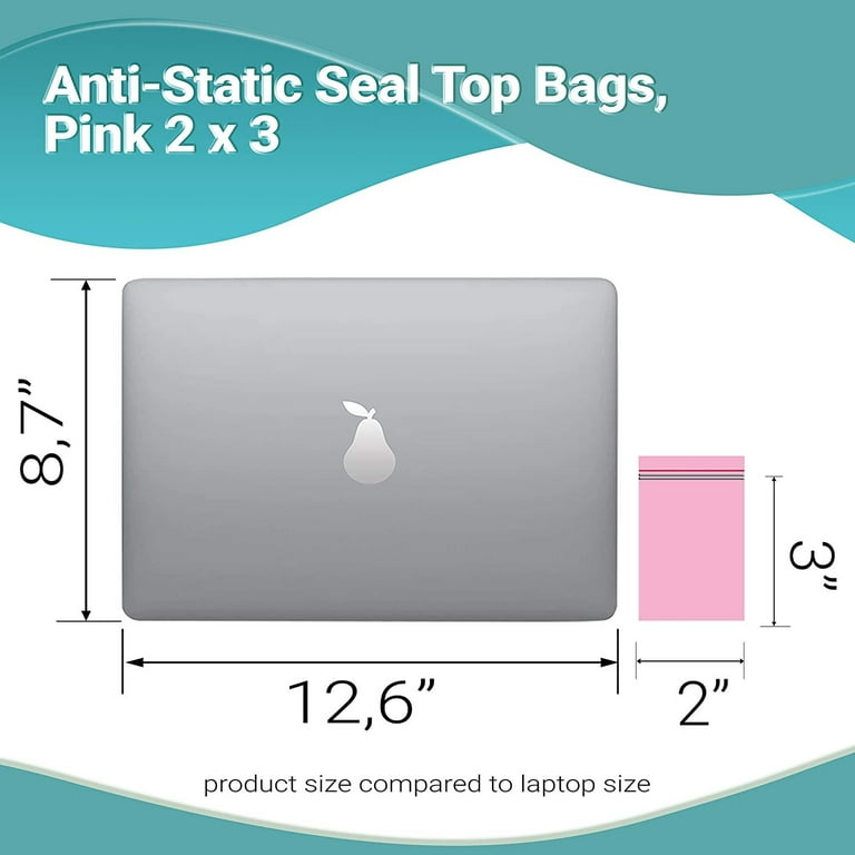 Dropship Plastic Zipper Bags For Packaging 2 X 3; Pink Anti-Static Heavy  Duty Resealable Plastic Bags 1000 Pack; Reusable Zipper Bags For Packaging  Products 4 Mil; Plastic Zipper Baggies For Small Business