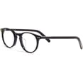 thumbnail image 4 of Gafas redondas vintage con lentes transparentes y borde redondo grueso de acetato para…, 4 of 4